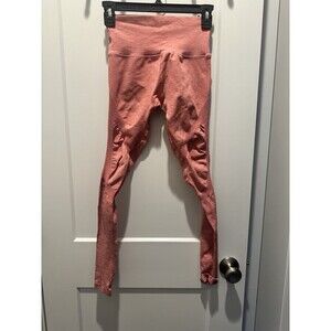 Alphalete Aero Leggings Womens S Pink Rose Sporty Athletic Outdoor Workout